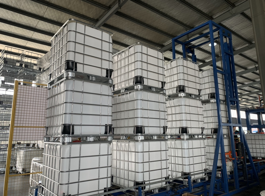 Hwashi IBC Tots Lengkap Produksi Line Blow Molding Dan Frame Forming Mesin