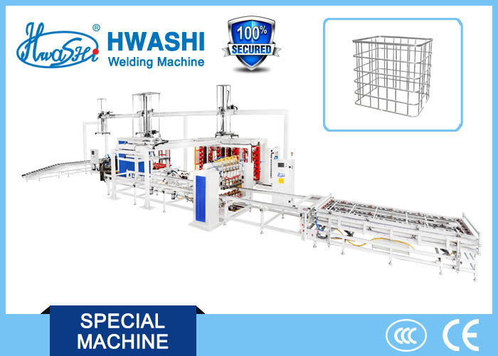 Hwashi IBC Tots Lengkap Produksi Line Blow Molding Dan Frame Forming Mesin