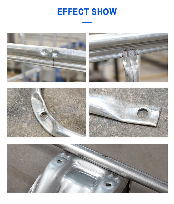 Hwashi IBC Metal Grid Sheet Metal Clinching Machine PLC Control Mesin Pengelasan Tangki IBC