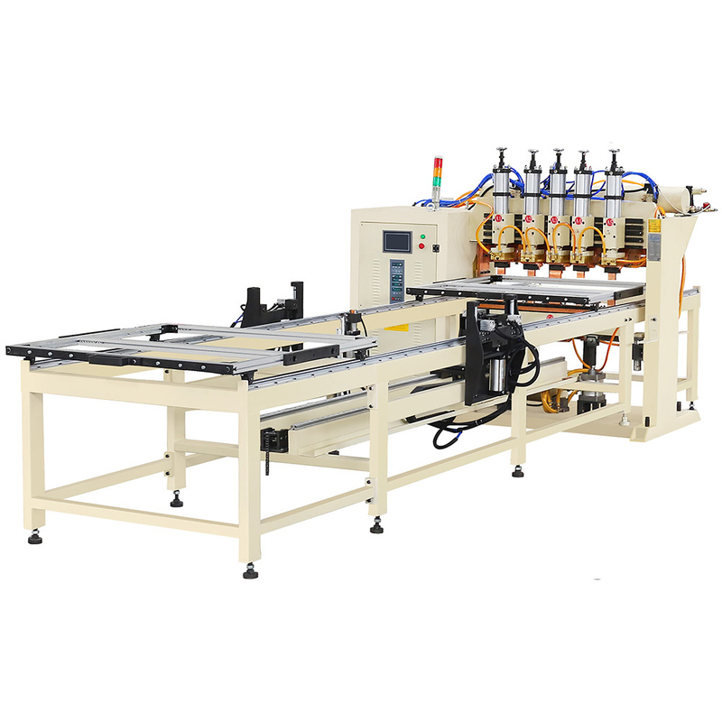 Hwashi Gantry Type Automatic Freezer Welder Condenser untuk Mesin Pengelasan Spot Mesin Pengelasan Kawat Efisiensi Tinggi