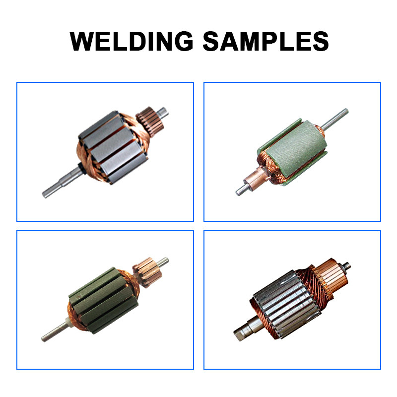 Hwashi Komutator presisi tinggi Mesin Hot Staking Mesin Las Spot Khusus untuk Armature Rotor
