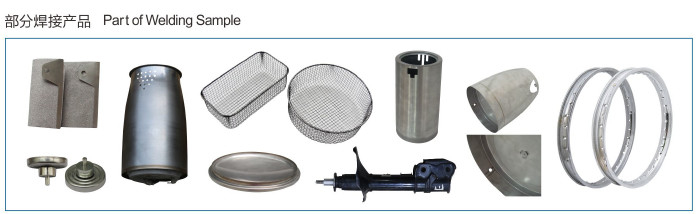 100-1000mm Mesin Pengelasan Ukuran Besar untuk Sink 50mm Roda Penggiling 40000A Output Current
