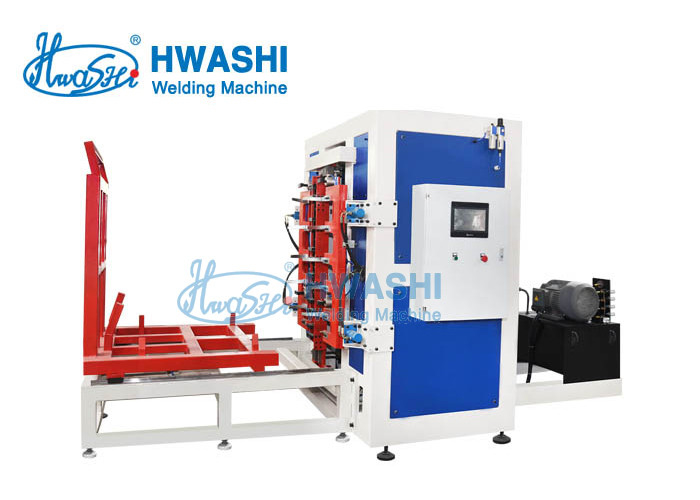 Pabrik Hwashi IBC grid,IBC Cage Frame lini produksi, lBC Cage Frame Locking Machine
