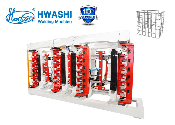 Kisi-kisi pabrik Hwashi IBC, lini produksi IBC Cage Frame, Mesin Bending Net Tubular Stasiun Ganda