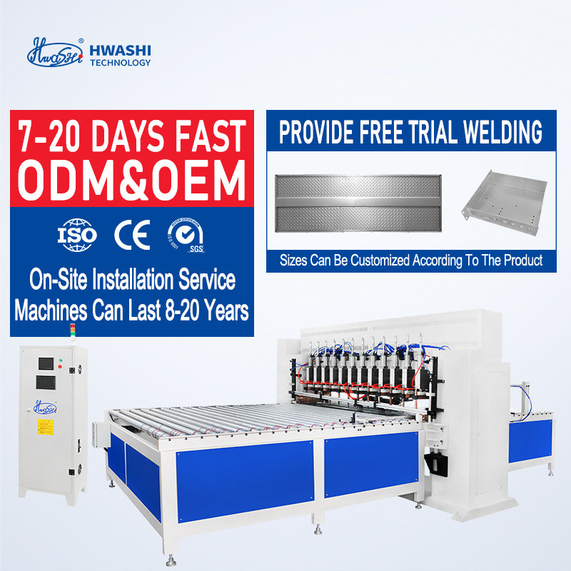 Hwashi Keamanan stainless sheet pintu plat Multi-point Otomatis mobile tipe spot mesin pengelasan