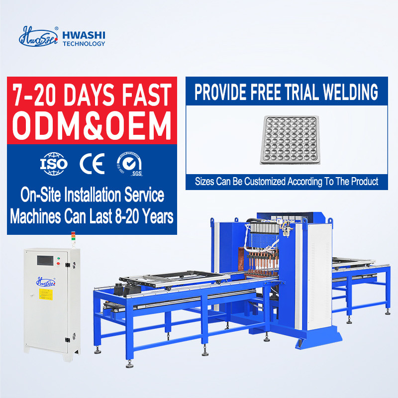Hwashi Keamanan stainless sheet pintu plat Multi-point Otomatis mobile tipe spot mesin pengelasan