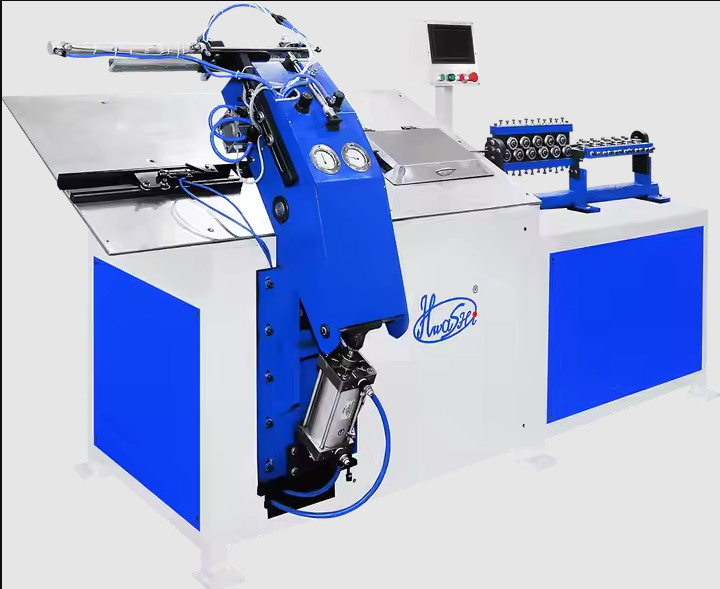 HWASHI CNC 3 Axis 2D Wire Welding Bending Machine PLC Tipe Bending Hidrolik