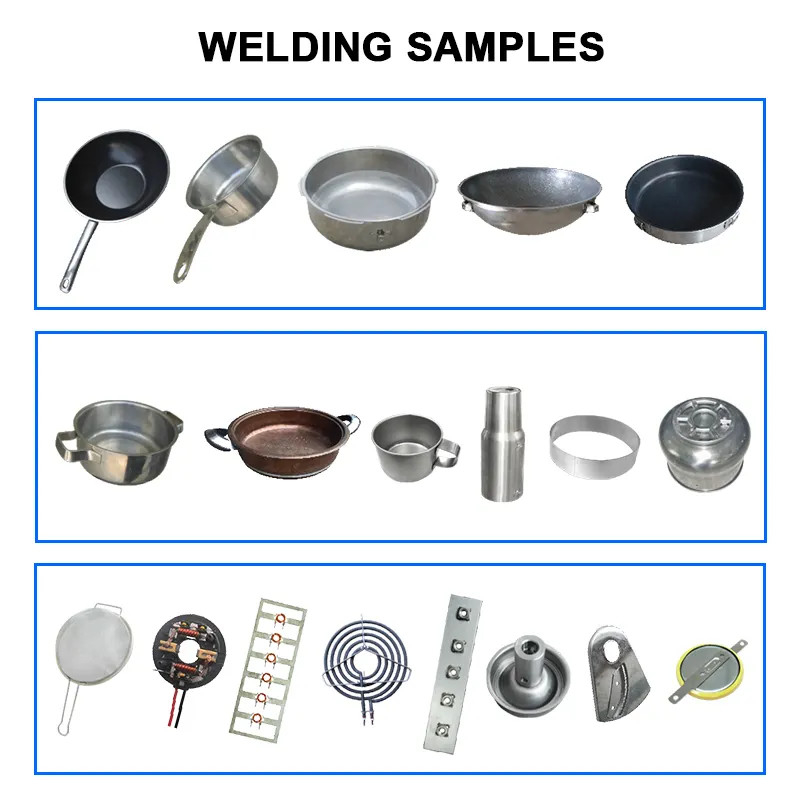 Hwashi Proyeksi dilas Non-stick Pan/Aluminium Ware Cookware Pan Handle Capacitor Discharge Bracket Spot Welding Machine