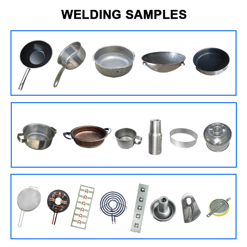 Mesin pengelasan spot teknologi canggih hwashi untuk produksi peralatan masak stainless steel