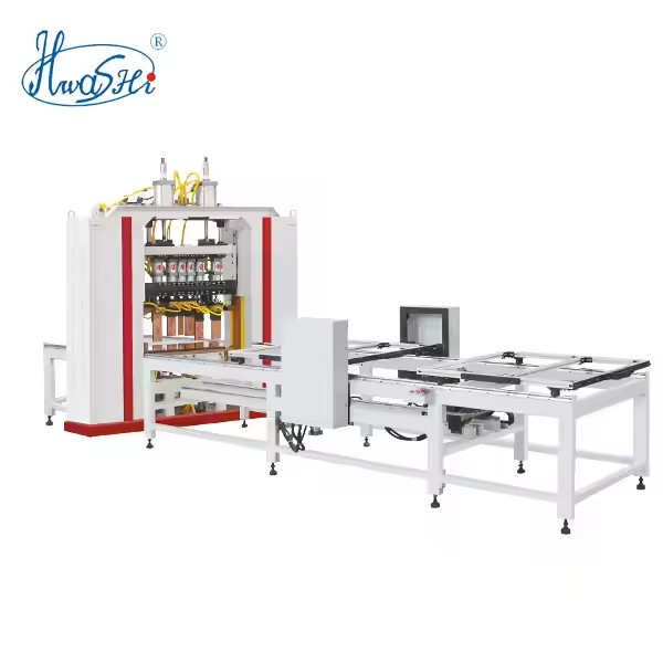 HWASHI Harga Terbaik Mesin Pengelasan Panel Wire Mesh Otomatis, Mesin Cuci Piring Wire Rack / Wire Shelf Spot Welding Machine