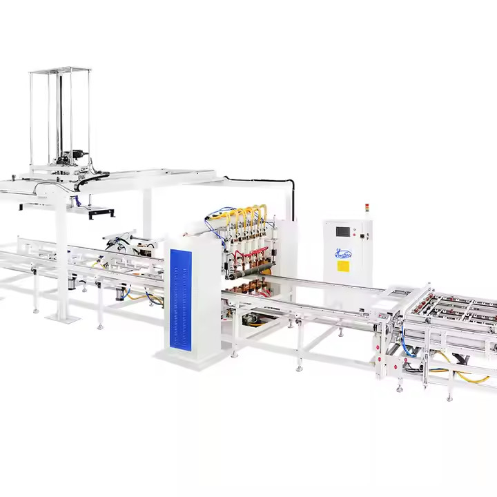 Mesin Pengelasan Garis Produksi IBC Otomatis, Mesin Pengelasan Grid IBC, Mesin Kunci
