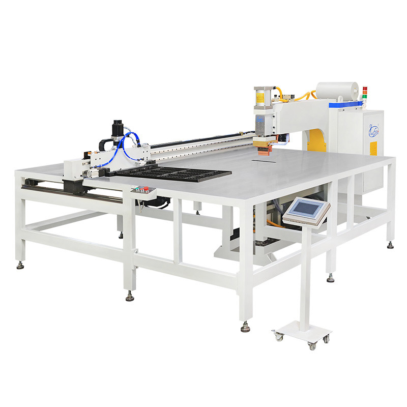 Hwashi CNC Auto Feeder Single Head Oven Racks Mesin Pengelasan, Wire Mesh/Kitchen Rack Otomatis Wire Mesh Spot Welding Machine