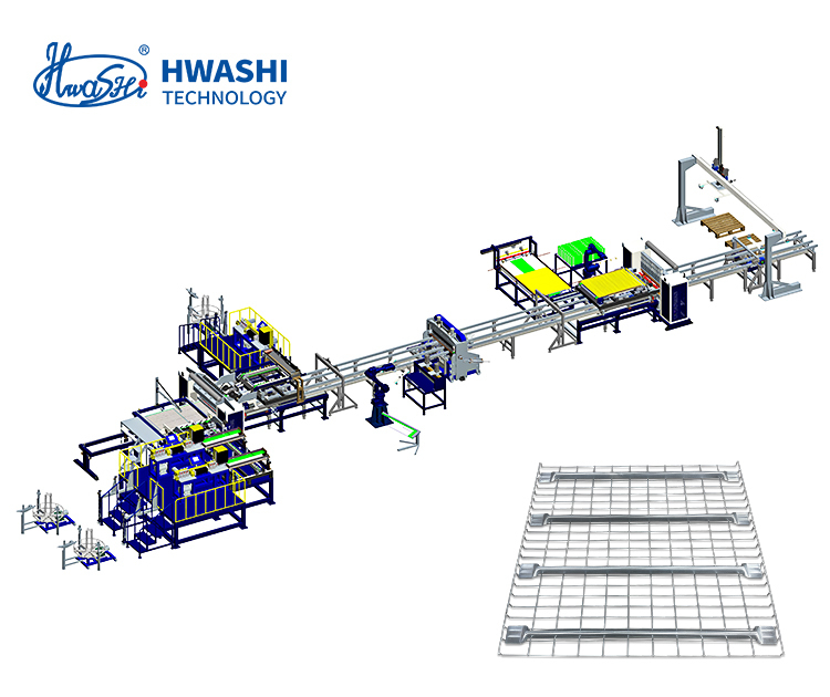 Otomatisasi Tingkat Baru untuk Rak Jaring Kawat – Lini Produksi Hwashi Memberikan