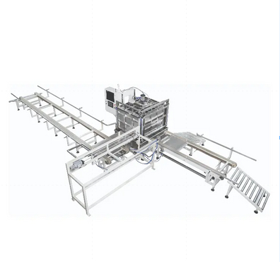 IBC Grid Cage Frame Line Produksi Otomatis, Full Automatic IBC Tank Leakage Testing Machine Line
