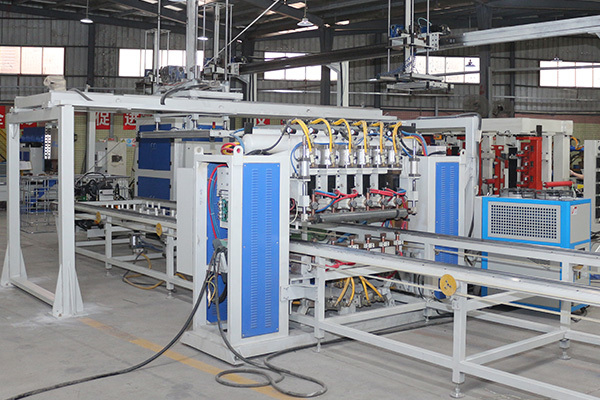 IBC Grid Cage Frame Line Produksi Otomatis, Full Automatic IBC Tank Leakage Testing Machine Line