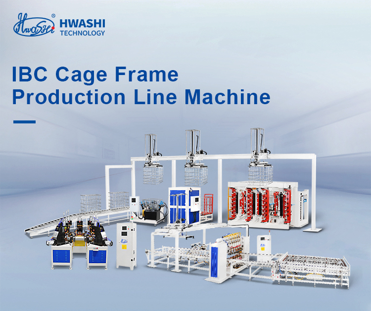 IBC Grid Cage Frame Automatic Production Line, Full Automatic IBC Tank Leakage Testing Machine Line
