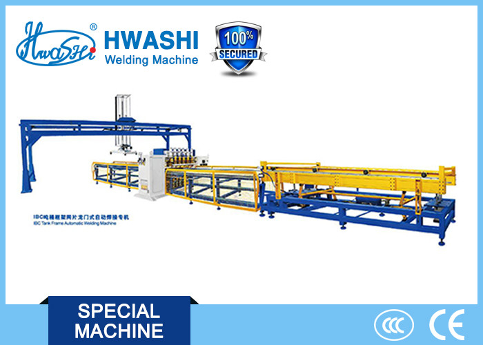 Mesin Las Kawat 400KVA Hwashi WL-SQ-MF IBC Cage Frame welding