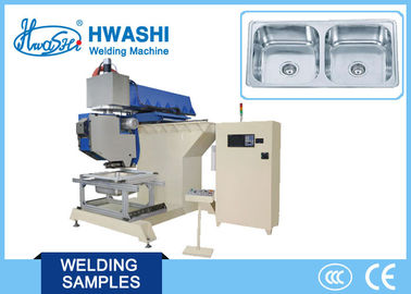 Mesin Las Otomatis CNC Mesin Pengelasan Jahitan / Rol Stainless Steel Kitchen Sink Diterapkan
