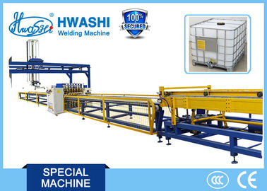 Mesin Las IBC Tubular Frame Mesh Six Head Spot Welding