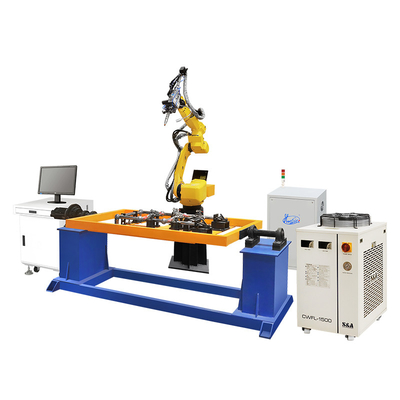 HWASHI Robot Pengelasan Laser Presisi Tinggi Untuk Radiator Handuk Dan Rel Handuk