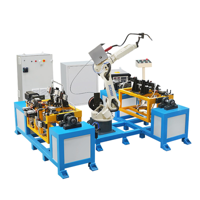 Hwashi MIG Welding Robot Enam Sumbu Untuk Rangka Kursi Stainless Steel