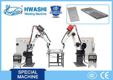 CE CCC ISO Industri Welding Robots 6 Axis Sheet Metal Pojok Mesin Las / Robot Loading Machine