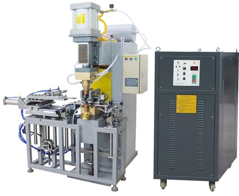 Otomatis Stainless Steel Glass Belt Spot Welder Inox 800 Kg Untuk Kaca Tutup Steel Belt