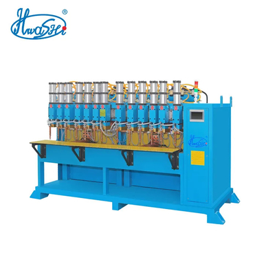Wl-Sq-50k Hwashi Metal Spot Welder Tujuh belas Kepala Daya Besar Untuk Plat