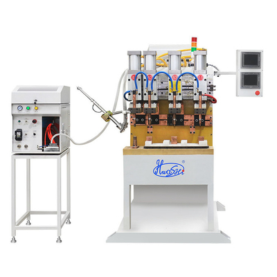 Mesin pengelasan Dc nut feed otomatis dengan vibrasi plat feeder