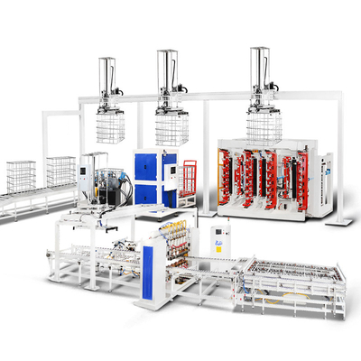 Hwashi Tank Container Automatic Welder Untuk Raksasa Baja Tubular Cage Frame