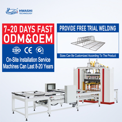 Mesin Pengelasan Wire Mesh Hwashi Untuk Kandang Hewan, Pengelasan Titik Metal Mesh Cepat Otomatis