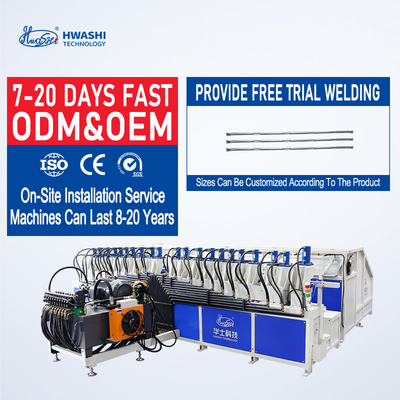 Hwahsi Otomatis Tube Panjang Mempers dan Membentuk Mesin Untuk IBC Frame Stainless Steel