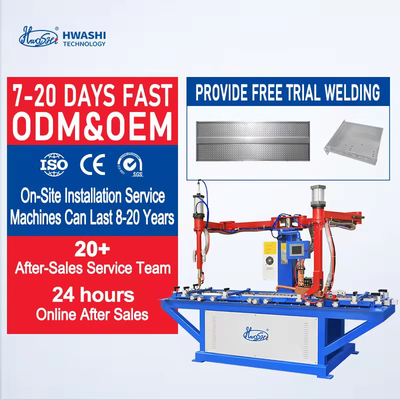 HWASHI Flexible Arm DC Power Spot Welding Machine Frekuensi Tengah DC Pengelasan Terkontrol