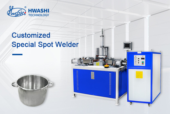 25K Double Side Capacitive Discharge Spot Welder Untuk Panci Peralatan Masak SS