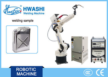 Otomatis 6 Axis Industri Mig Welding Robot Metal Jerry Dapat Membuat Sistem Otomatis