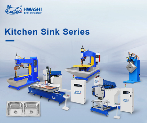 Resistensi tangki air stainless steel Rolling Seam Welder Mesin pengelasan wastafel dapur terus menerus