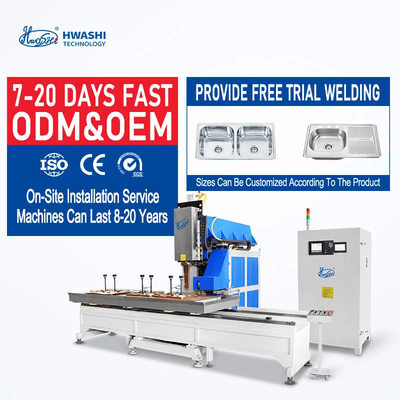 Mesin Pengelasan Seam Untuk Pengelasan Sink dengan Arus Pengelasan yang Bisa Disesuaikan (50-200A)