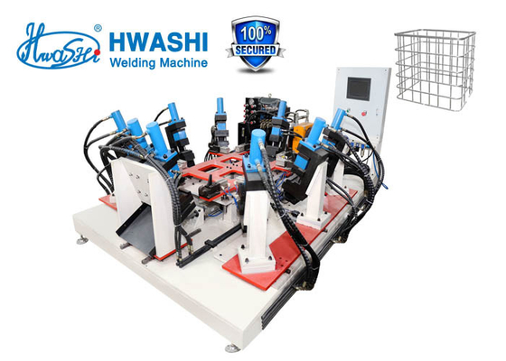 Pabrik Hwashi IBC grid,IBC Cage Frame lini produksi, lBC Cage Frame lubang pembuatan dan mesin tusukan