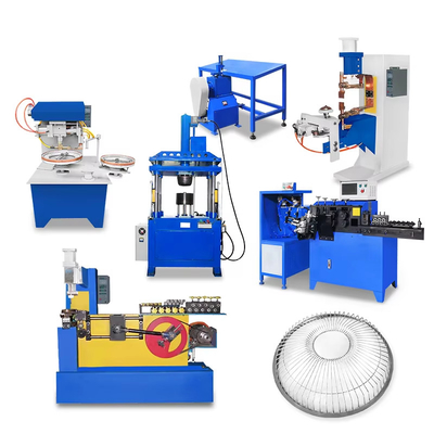 Hwashi Otomatis Fan Guard Membuat Mesin,Spiral Fan Guard Membuat Mesin,Air Fan Mesh Welding Machinery Set Plant