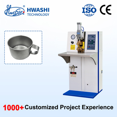 Hwashi Cup Handle Spot Welding Machine Mesin pengelasan