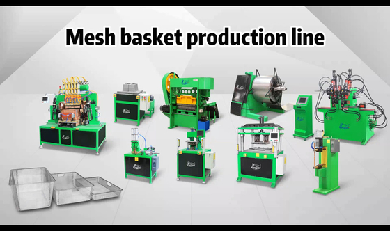 Hwashi Besar Metal Storage Basket Stainless Steel Wire Basket Produksi Line, Sesuaikan Pengelasan Wire Mesh Basket