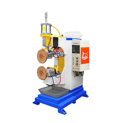 Hwashi Roller Spot Welder Ventilasi Manual Manual Kaleng Kaleng Jahitan Jahitan Las Mesin Gulungan untuk Roll Banner Welder