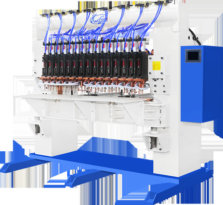 HWASHI Automatic Spot Welding Of Stiffeners On Shelves , Automatic Resistance Welding Machine