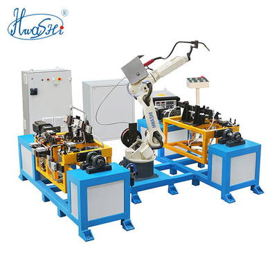 Hwashi 6-Axis Robotic MIG Mesin Pengelasan untuk Automasi Kursi & Furnitur