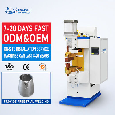 HWASHI WL-MF-250K Vertikal Type Medium Frequency Inverter Spot Welding Machine dengan Teknologi 1000Hz untuk Pengelasan Lembar Logam Konsisten