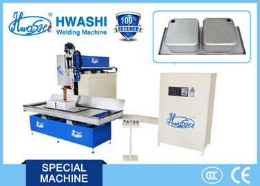 Mesin Tukang Las Baja Tahan Karat HWASHI CNC Wastafel Dapat Disesuaikan