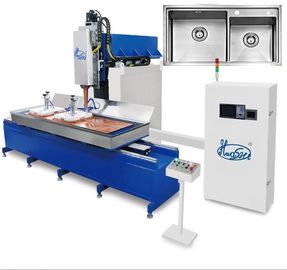 Mesin Las Wastafel Otomatis CNC untuk Wastafel Dapur Ukuran Yang Berbeda