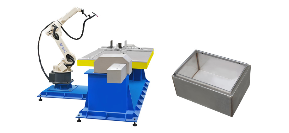 Hwashi Industrial CNC Welding Machine Robot 6 Axis dengan Servo, Welding Robot Arm Positioner Rack, Otomatis TIG Welding Robot 0