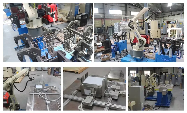 Hwashi Industrial CNC Welding Machine Robot 6 Axis dengan Servo, Welding Robot Arm Positioner Rack, Otomatis TIG Welding Robot 1