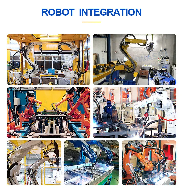 Hwashi Industrial CNC Welding Machine Robot 6 Axis dengan Servo, Welding Robot Arm Positioner Rack, Otomatis TIG Welding Robot 14